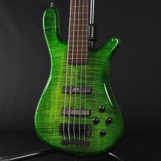 Warwick Masterbuilt Streamer LX5 5st Flame Maple ~Emeraude Green Transparent High Polish~