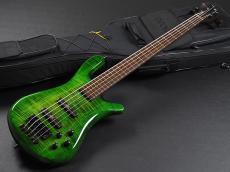 Warwick Masterbuilt Streamer LX5 5st Flame Maple ~Emeraude Green Transparent High Polish~_2