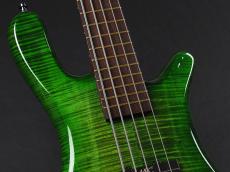 Warwick Masterbuilt Streamer LX5 5st Flame Maple ~Emeraude Green Transparent High Polish~_4
