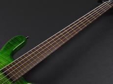 Warwick Masterbuilt Streamer LX5 5st Flame Maple ~Emeraude Green Transparent High Polish~_8