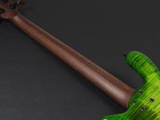 Warwick Masterbuilt Streamer LX5 5st Flame Maple ~Emeraude Green Transparent High Polish~_10