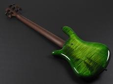 Warwick Masterbuilt Streamer LX5 5st Flame Maple ~Emeraude Green Transparent High Polish~_13