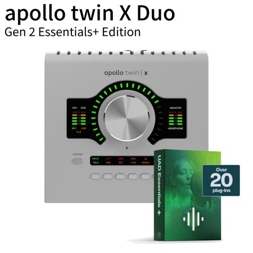 Universal Audio Apollo Twin X DUO Gen2 Essentials+ Edition 10イン 6アウトオーディオインターフェイス