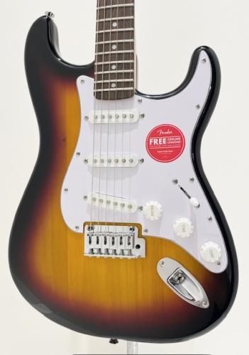 Squier Affinity Series Stratocaster, Laurel Fingerboard, White Pickguard / 3-Color Sunburst