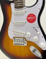 Squier Affinity Series Stratocaster, Laurel Fingerboard, White Pickguard / 3-Color Sunburst_3