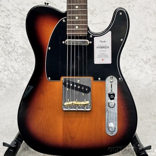 Fender Made In Japan Hybrid II Telecaster -3-Color Sunburst/Rosewood-【JD26012276】【軽量3.18kg】