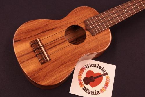 G String MINTY! 2004 Model Curly Koa Soprano Ukulele #5657