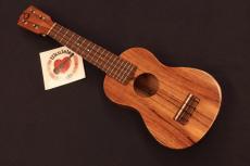 G String MINTY! 2004 Model Curly Koa Soprano Ukulele #5657_5