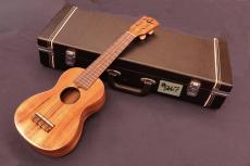 G String MINTY! 2004 Model Curly Koa Soprano Ukulele #5657_7