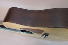 Ibanez AW-70 / Art wood Series・Solid Ezo Spruce Top・Solid Mahogany Side and Back・Wood Pick guard・Wood Binding・Ebony Fingerboard and Bridge・With Original Dual Mix Pickup【With Hard Case】1980年頃製_4