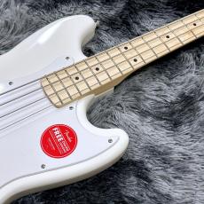 Squier Sonic Bronco Bass Arctic White / Maple【定番エントリーモデル!】【2025年製】_4