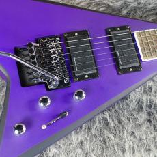 Jackson X Series Rhoads RRX24 Purple Metallic with Black Bevels_9