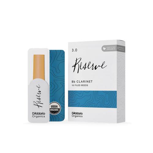 D'Addario Woodwinds/RICO ORGANIC RESERVE リード B♭クラリネット用オーガニック レゼルヴ ODCR1030