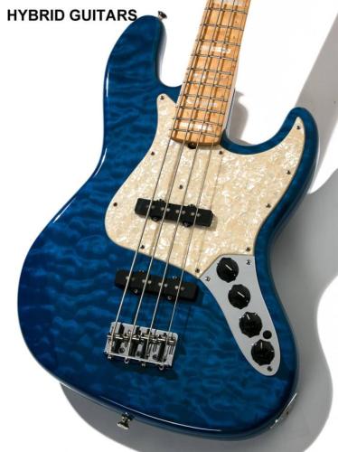 Fender Custom Shop Custom Classic Jazz Bass Quilt Sapphire Blue Trans 2014