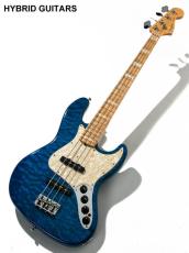 Fender Custom Shop Custom Classic Jazz Bass Quilt Sapphire Blue Trans 2014_7