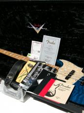 Fender Custom Shop Custom Classic Jazz Bass Quilt Sapphire Blue Trans 2014_9