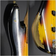 Fender Custom Shop 【アウトレットスーパーセール!】Jaco Pastorius Tribute Fretless Jazz Bass Relic -3Color Sunburst-_6