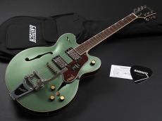 Gretsch G2622T Streamliner Center Block Double-Cut with Bigsby Broad’Tron BT-3S Pickups Steel Olive_2