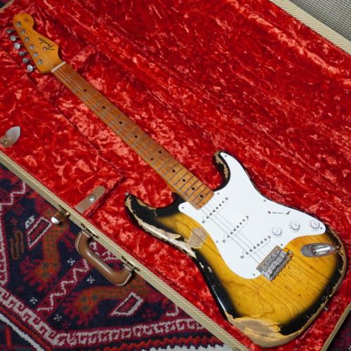 Fender Japan 1982 JV Neck Component Stratocaster 2-Color Sunburst