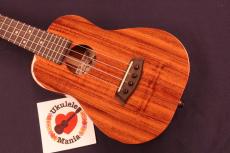 Kanile'a Premium Curly Koa Slot-head Concert w/ L.R. Baggs Mike #5666