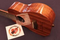 Kanile'a Premium Curly Koa Slot-head Concert w/ L.R. Baggs Mike #5666_4