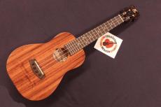 Kanile'a Premium Curly Koa Slot-head Concert w/ L.R. Baggs Mike #5666_9
