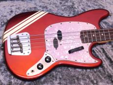 Fender Mustang Bass Competition Red "Matching Head" '70_3