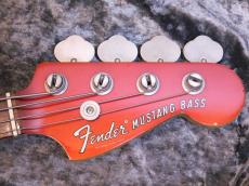 Fender Mustang Bass Competition Red "Matching Head" '70_5