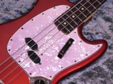 Fender Mustang Bass Competition Red "Matching Head" '70_9