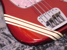 Fender Mustang Bass Competition Red "Matching Head" '70_10