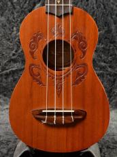 Luna Guitars Uke HONU Turtle Soprano(UKE HONU) 【ソプラノ/マホガニー】【ホヌ・タトゥー】【送料込】