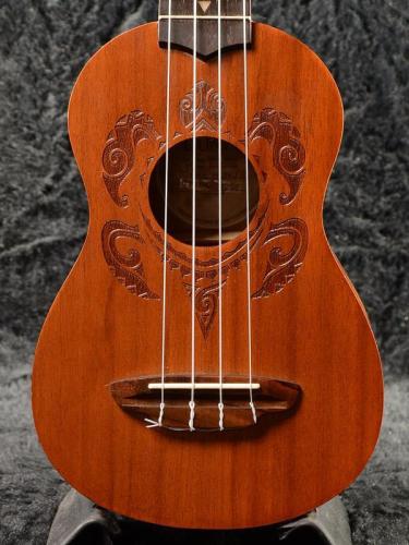 Luna Guitars Uke HONU Turtle Soprano(UKE HONU) 【ソプラノ/マホガニー】【ホヌ・タトゥー】【送料込】