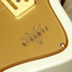 Baum Guitars Wingman with Tremolo, Vintage White_10