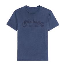 Martin Tone on Tone Elemental Blue T-shirt Lサイズ 18CM0232L【マーチンロゴ入りTシャツ】
