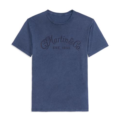 Martin Tone on Tone Elemental Blue T-shirt Mサイズ 18CM0232M【マーチンロゴ入りTシャツ】