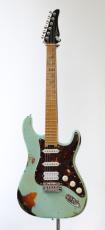 Shue Guitars New Classic S Time Machine 80 Rosewood Neck  /  Sonic Blue over Sunburst / 3.25kg_5