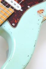 Shue Guitars New Classic S Time Machine 80 Rosewood Neck  /  Sonic Blue over Sunburst / 3.25kg_7