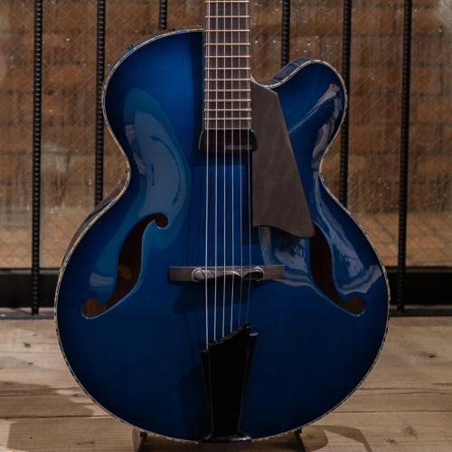 Beauregard Guitars(Mario Beauregard) 16" Archtop "Blue Gold Leaf"