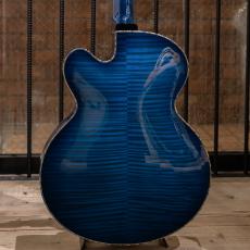 Beauregard Guitars(Mario Beauregard) 16" Archtop "Blue Gold Leaf"_3