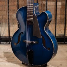 Beauregard Guitars(Mario Beauregard) 16" Archtop "Blue Gold Leaf"_5