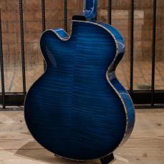 Beauregard Guitars(Mario Beauregard) 16" Archtop "Blue Gold Leaf"_6