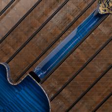 Beauregard Guitars(Mario Beauregard) 16" Archtop "Blue Gold Leaf"_8