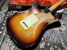 Fender Custom Shop Fender Custom Shop Michael Landau Signature 1968 Relic Stratocaster/ Bleached 3-Color Sunburst_7