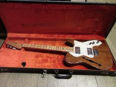 Fender 1972 Fender Telecaster Thinline Mocha Brown "Mahogany Body"_11
