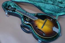 Kasuga F-6 Flat Mandolin / Lily  Head Inlay・ Solid Spruce Top・Maple Side and Back・Maple Neck・Rosewood Fingerboard・Neck Width 28mm/355mm Scale【With Original  Hard Case】 1977年頃製