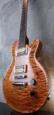 David Thomas McNaught Vintage Single Cut 5A Quilt Top / Rosewood Neck  _9