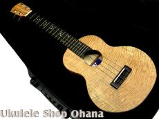 Yoshida弦楽器工房 [UT-ST]テナーカスタム スラントトップ アームレスト付 マスターグレードハワイアンカーリーマンゴー_8