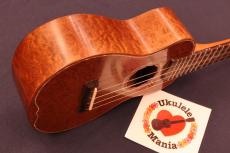 Antar Gecko (ヤモリ) Shell Inlay Quilted Sapeli Soprano #5668 _3