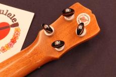Antar Gecko (ヤモリ) Shell Inlay Quilted Sapeli Soprano #5668 _8