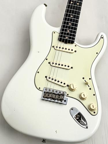 Fender Custom Shop 【漆黒指板】Limited Edition 1964 L-Series Stratocaster Journeyman Relic Aged Olympic White ≒3.57kg